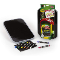 Crayola Dual-Sided Dry Erase Board Set With Bright Crayons