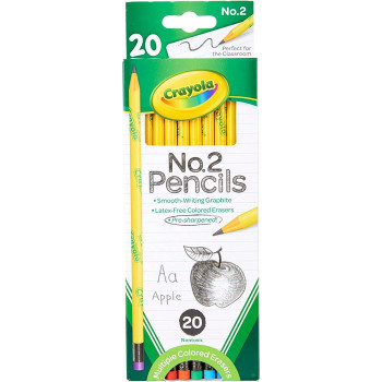 Crayola No. 2 Pencils, 20 Count