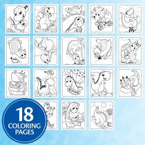 Crayola Color Wonder Mess Free Prehistoric Pals Dinosaur Coloring Pages & Markers