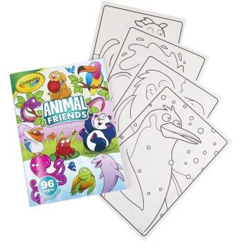Crayola Animal Friends Coloring Book, 96 Animal Coloring Pages