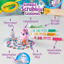 Crayola Scribble Scrubbie Pets Mermaid Playset