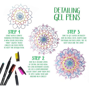 Crayola Signature Detailing Gel Pens, 20 Count