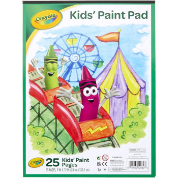 Crayola Painting Paper Pad, 25 Sheets
