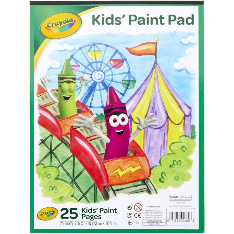 Crayola Painting Paper Pad, 25 Sheets