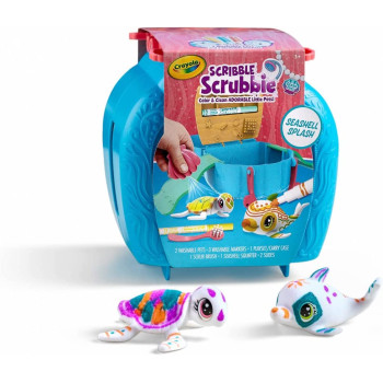 Crayola Scribble Scrubbie Pets Seashell Splash Playset