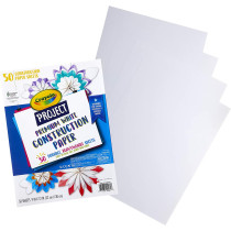 Crayola  Project 50 Ct. Premium White Construction Paper