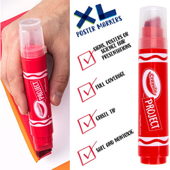 Crayola  Project 1 Ct. Xl Poster Marker, Red