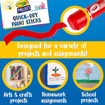Crayola  Project 6 Ct. Quick Dry Paint Sticks