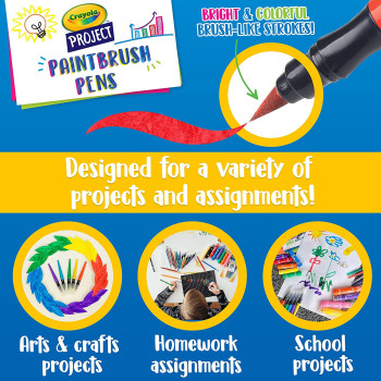 Crayola  Project 5 Ct. Paint Brush Pens