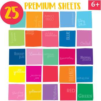 Crayola  Project 25 Ct. Cardstock, Vivid Colors