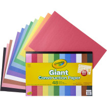 Crayola  Project 48 Ct. Giant Construction Paper