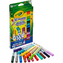 Crayola 16 Ct. Washable Pip-Squeaks Skinnies Markers