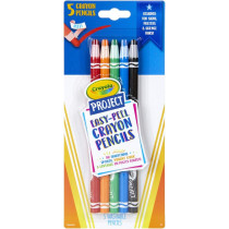Crayola Crayola Project 5 Ct. Easy Peel Crayon Pencils