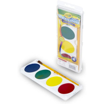 Crayola 4 Ct. Jumbo Pans With Plastic Handled Brush