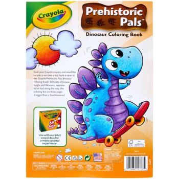 Crayola 96Pg Coloring Books - Prehistoric Pals 