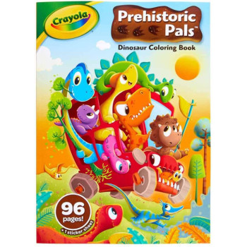 Crayola 96Pg Coloring Books - Prehistoric Pals 