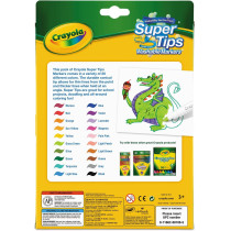 Crayola 20 Ct. Washable Super Tips Markers