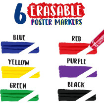 Crayola Project 6 Ct. Erasable Poster Markers