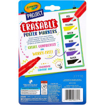 Crayola Project 6 Ct. Erasable Poster Markers