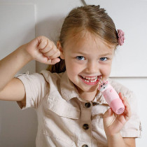 Innogio Giraffe Sonic Toothbrush For Kids Pink