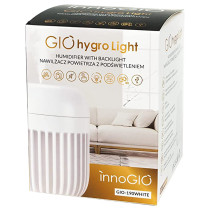 Innogio Hygro Ultrasonic Air Humidifier With Night Light 8H Battery Life White
