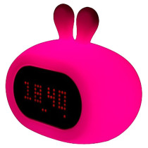 Innogio Rabbit Alarm Clock And Silicone Night Light Rechargeable