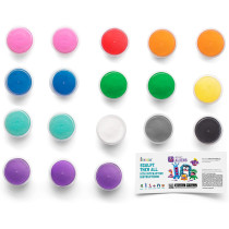 Hey Clay Aliens Colorful Kids Modeling Air Dry Clay 18 Cans With Fun Interactive App