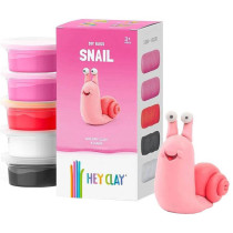 Hey Clay Snail Colorful Kids Modeling Air Dry Clay 5 Cans