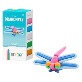 Hey Clay Dragonfly Colorful Kids Modeling Air Dry Clay 5 Cans