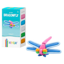 Hey Clay Dragonfly Colorful Kids Modeling Air Dry Clay 5 Cans