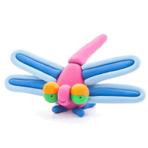 Hey Clay Dragonfly Colorful Kids Modeling Air Dry Clay 5 Cans