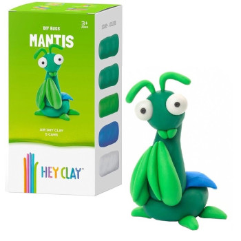 Hey Clay Mantis Colorful Kids Modeling Air Dry Clay 5 Cans