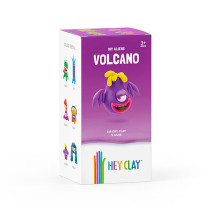 Hey Clay Volcano Colorful Kids Modeling Airdry Clay 5 Cans