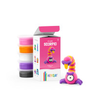 Hey Clay Scorpio Colorful Kids Modeling Air Dry Clay 5 Cans