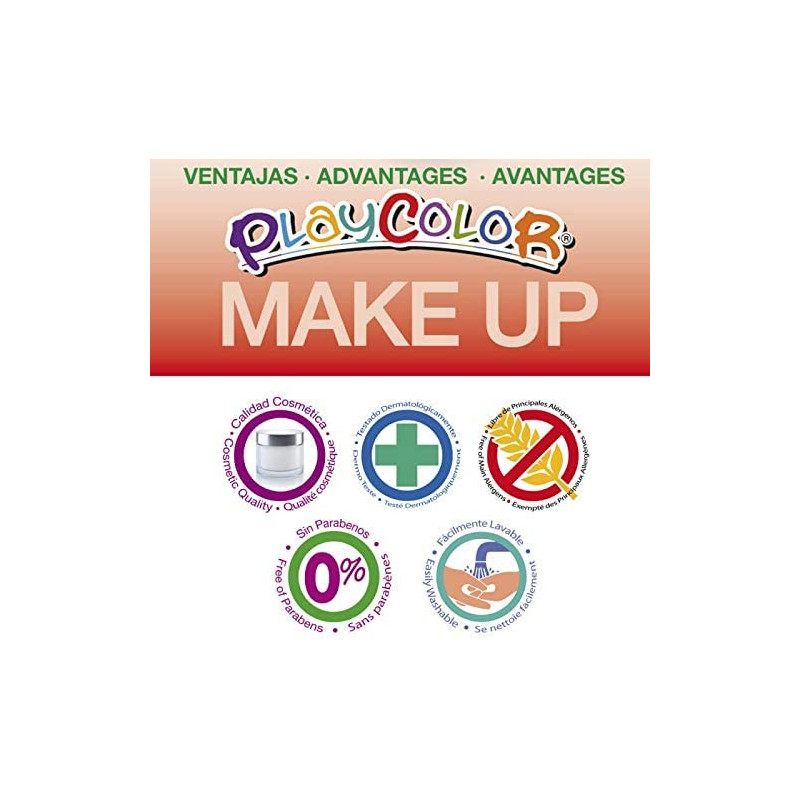 Playcolor Make Up Metallic Pocket 6