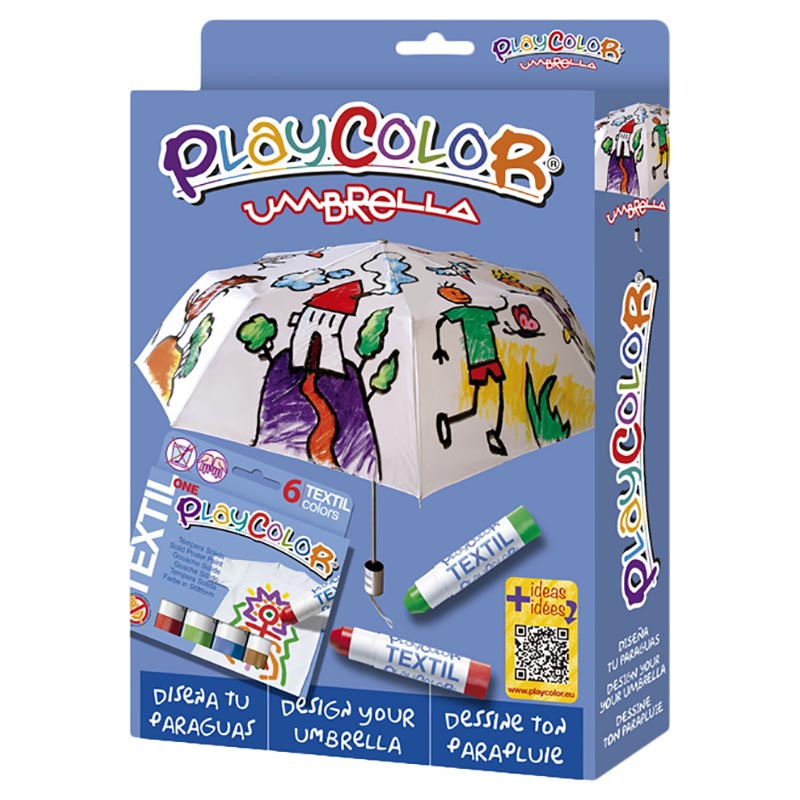 Playcolor Pack Art And Craft Umbrella For Kids