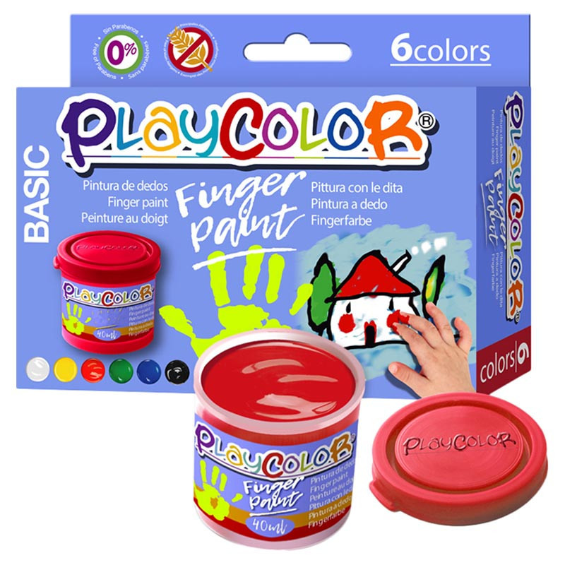 Playcolor Fingerpaint Basic 40 Ml 6