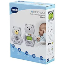 Vtech Baby Bear Digital Audio Monitor With Up To 1000 Ft Indicator Night Light Loop And Parent Unit Whit