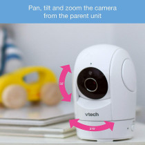 Vtech 5 Digital Video Baby Monitor With Pan And Tilt Camera Fullcolor And Access Works With Iosandroid