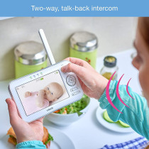 Vtech 5 Digital Video Baby Monitor With Pan And Tilt Camera Fullcolor And Access Works With Iosandroid