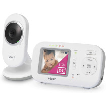 Vtech Vm320 Video Baby Monitor Invisible Night Vision Soothing Sounds 2Way2.4 Color Lcd Screen Smart Choice Product