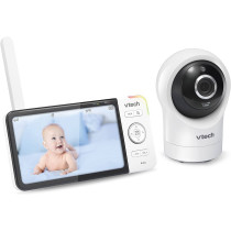 Vtech Monitor With 5 Display And 1080P Hd 360 Degree Panoramic Viewing Pan And Tilt Camera