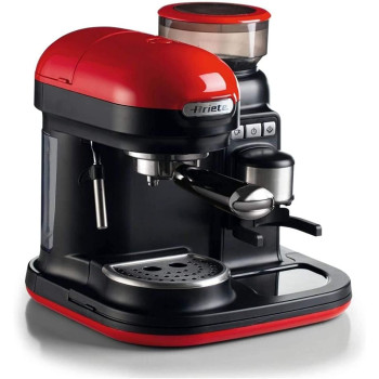 Ariete 1318 Moderna Espresso Machine With Integrated Coffee Grinder