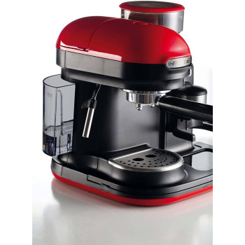 Ariete 1318 Moderna Espresso Machine With Integrated Coffee Grinder