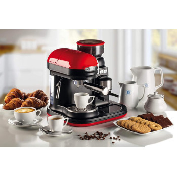 Ariete 1318 Moderna Espresso Machine With Integrated Coffee Grinder