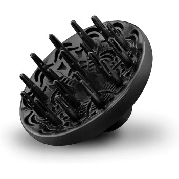 Babyliss Hair Dryer Dc Motor, 2200W 3 Heat 2 Speed Cool Shot Slim Concentrator Nozzle, Ionic , Lightweight , Gold Black, Small, Portable With Diffuser