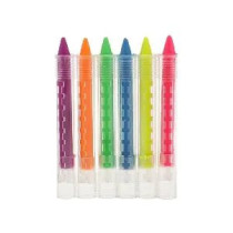 Segolike 6Piece Neon Face Body Paint Sticks BlueGreenOrange