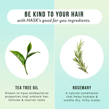 Hask Tea Tree Oil and Rosemary Shampoo 355 ml