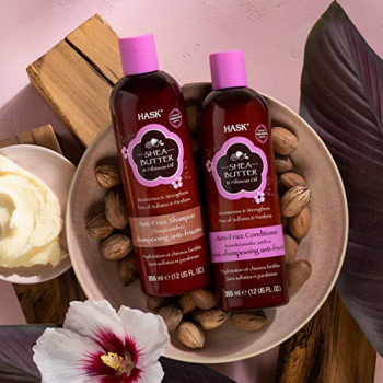 Hask Shea Butter and Hibiscus Oil Shampoo 355 ml