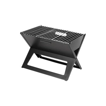 Portable BBQ Grill Black 45x30centimeter